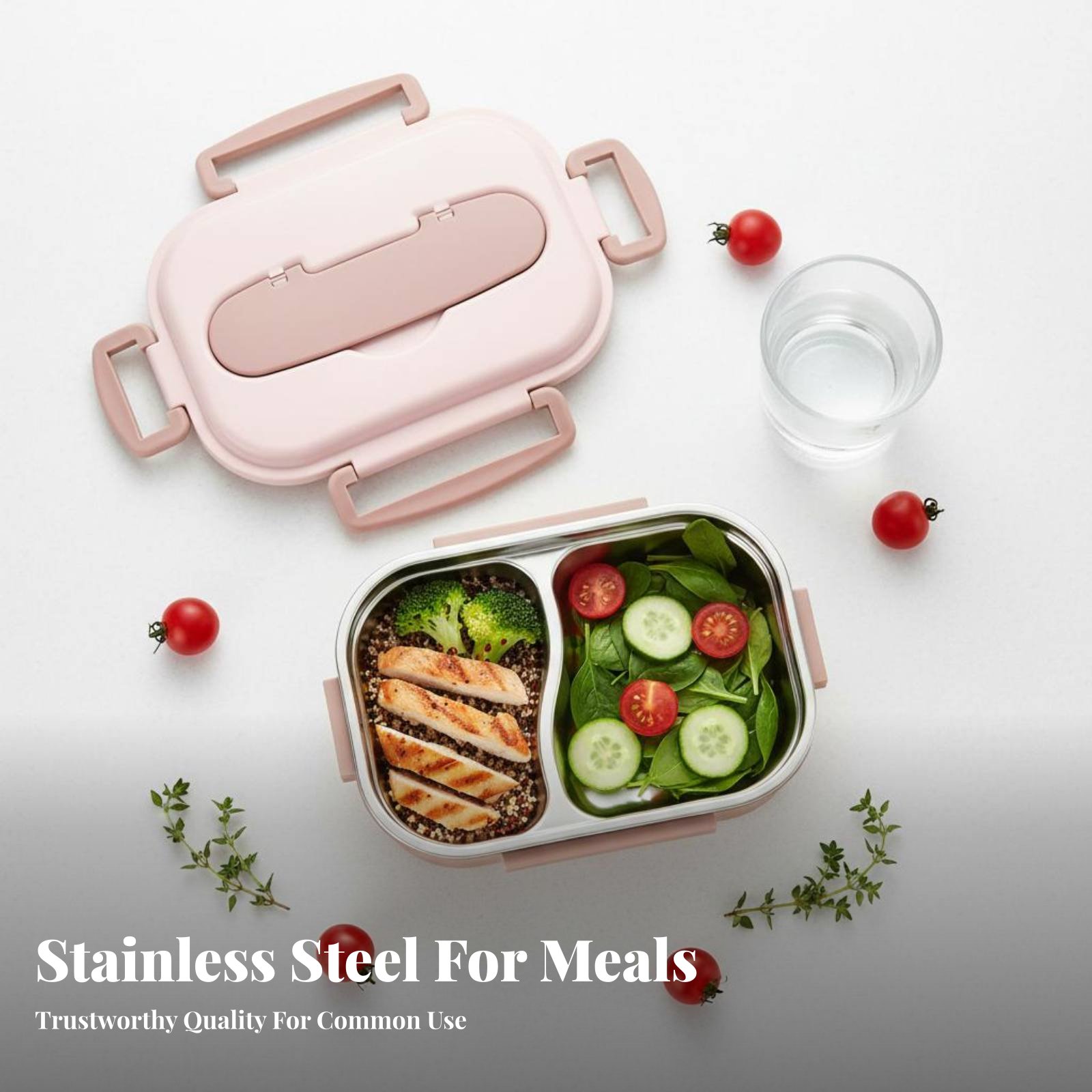 Stainless Lunch Box - 304 Stainless Steel Lunch Box, Leakproof