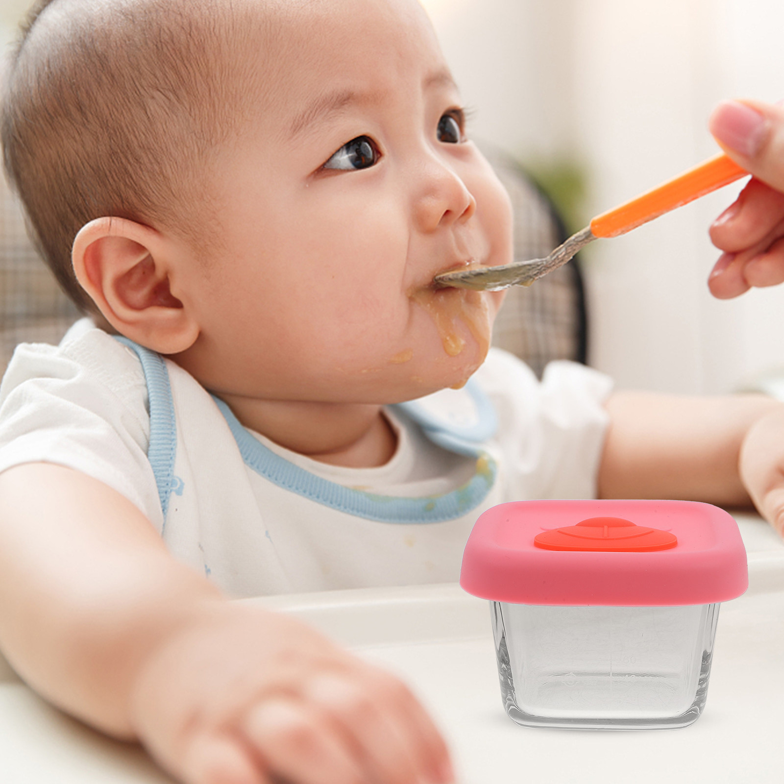 Food Storage Food Safety - 140Ml Baby Scale Glass Bowl Leakproof