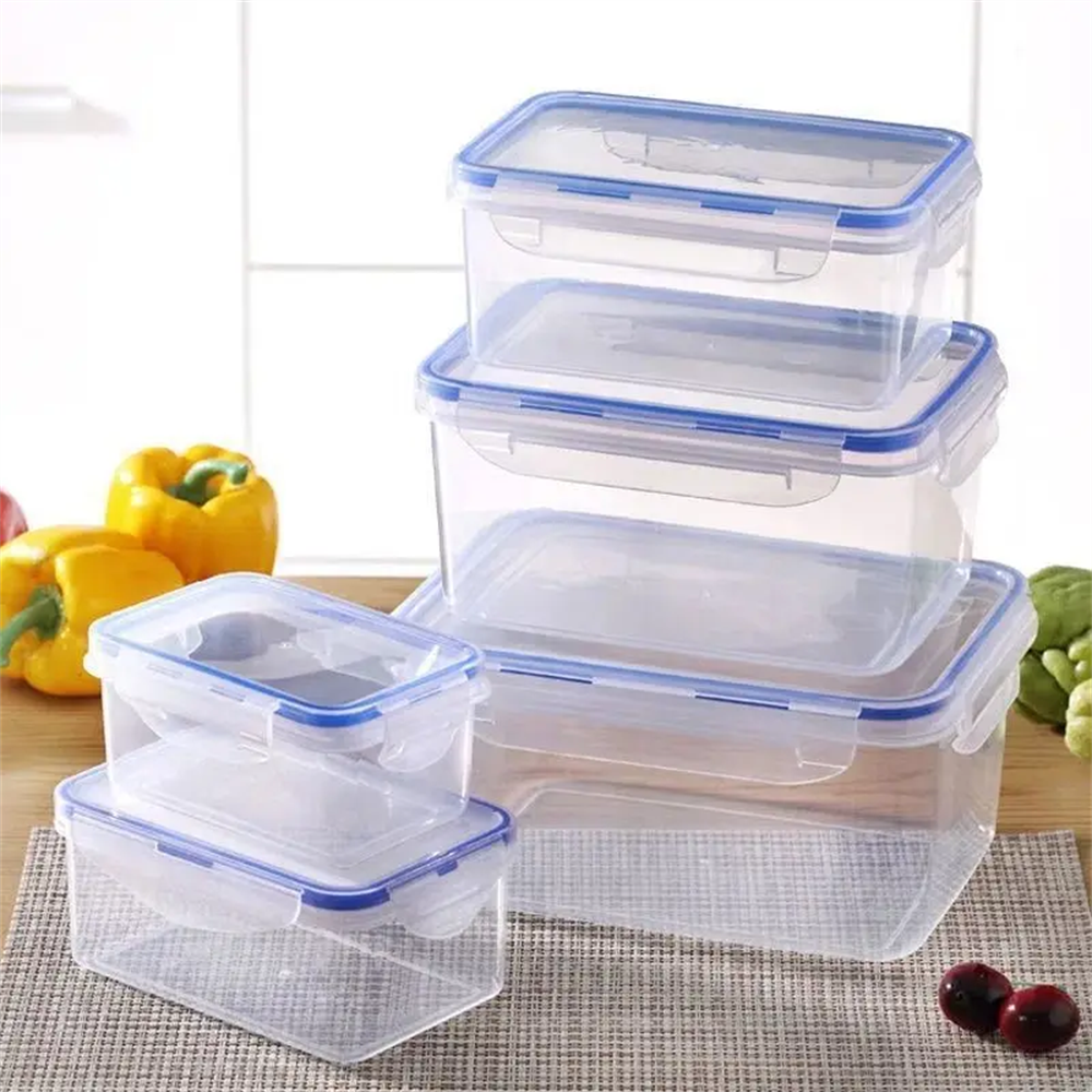 Food Storage With Colander - 1/4pack Food Storage Containers Transparent Kitchen