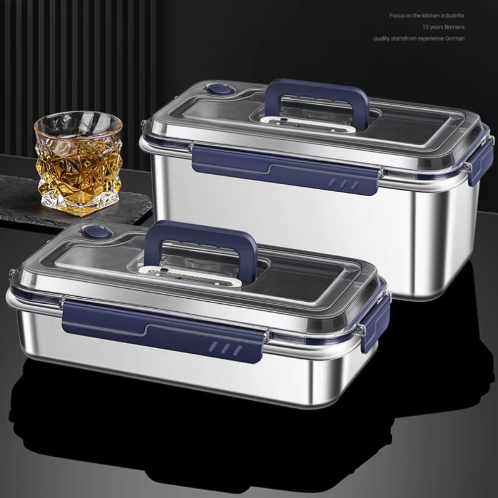 Food Storage With Colander - 316 Stainless Steel Food Storage Container