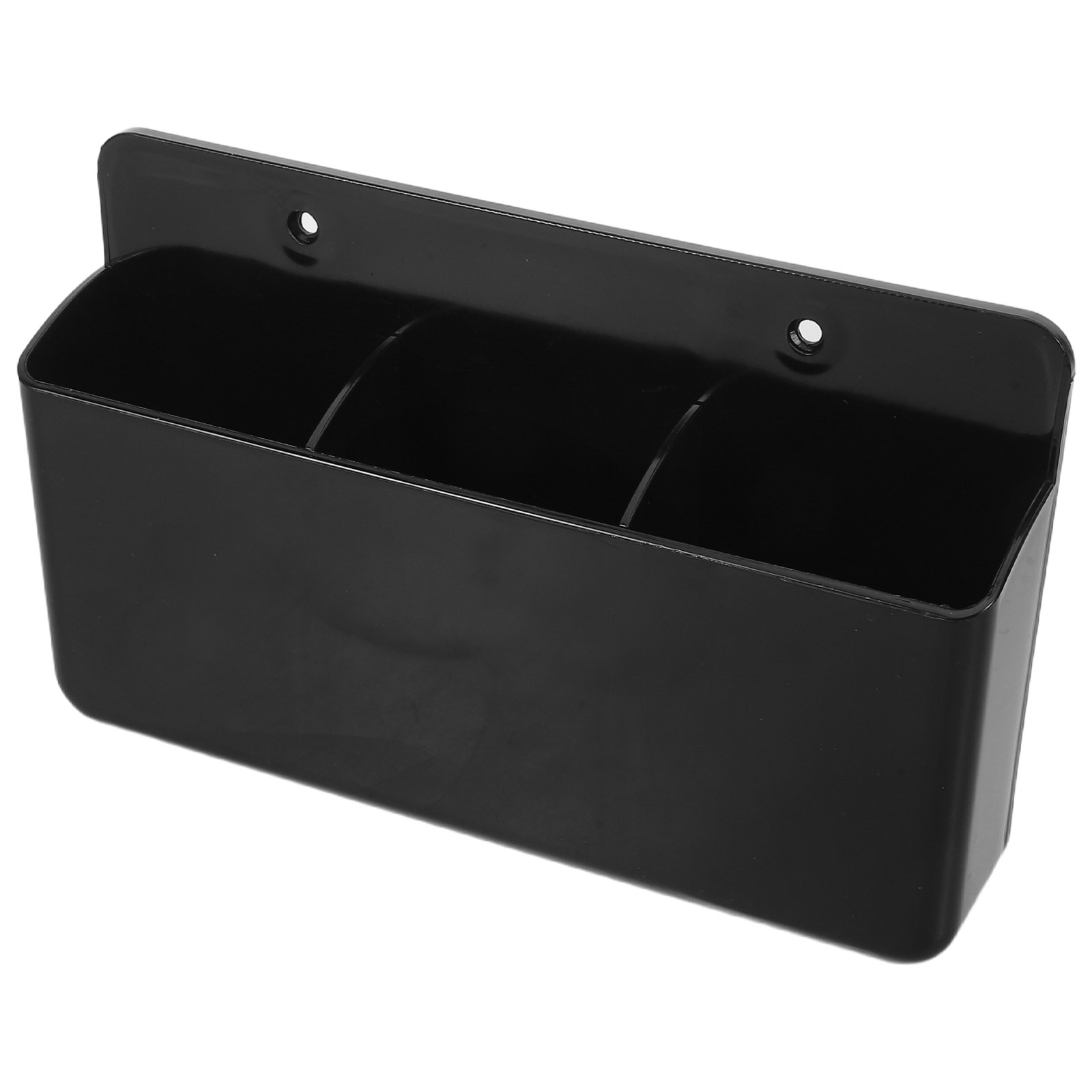 Food Storage And Organizer - Wall Mounted Remote Holder 3-Grid Adhesive