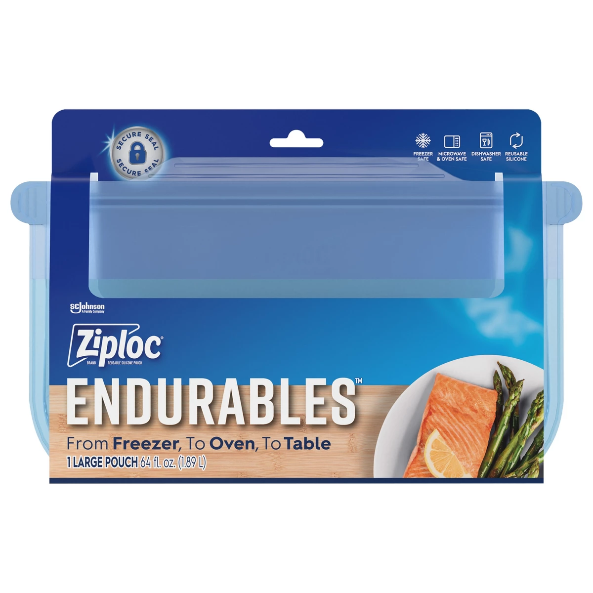 Food Storage Ziploc - Ziploc Endurables Reusable Silicone Food Storage