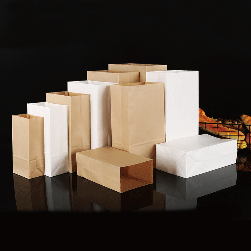 25/50pcs Brown Kraft Paper Bag - Food Storage Plant recensie en prijs