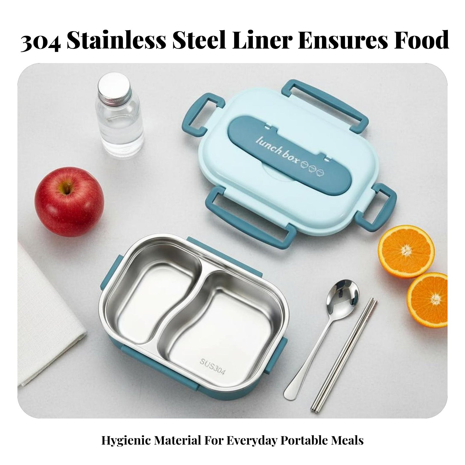 304 Stainless Steel Lunch Box, - Stainless Lunch Box recensie en prijs