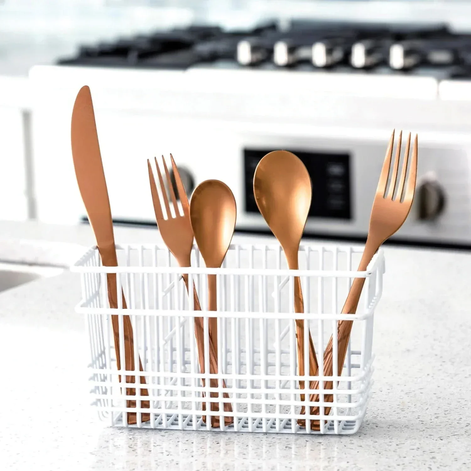 White Cutlery Organizer for Ki - Food Storage And Organizer recensie en prijs