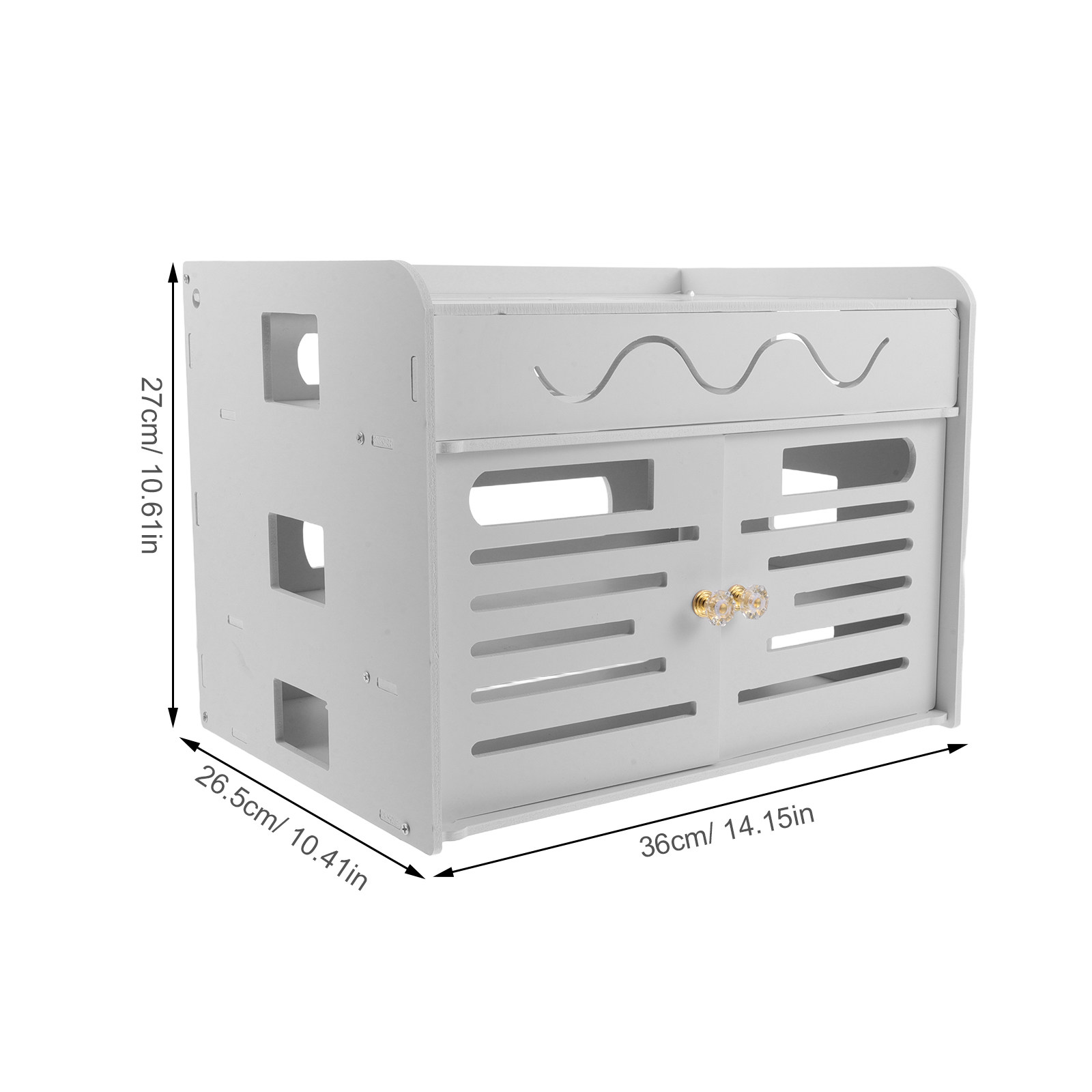 3-Layer Router Storage Box Whi - Food Storage And Organizer recensie en prijs