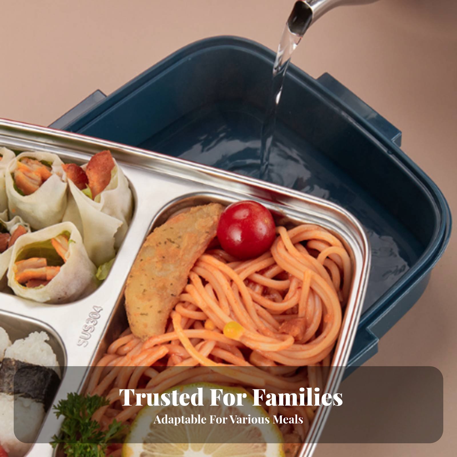 304 Stainless Steel Lunch Box, - Stainless Lunch Box recensie en prijs