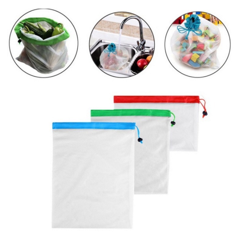 12pcs Refrigerator Keep Fresh  - Produce Bag Reusable Mesh recensie en prijs