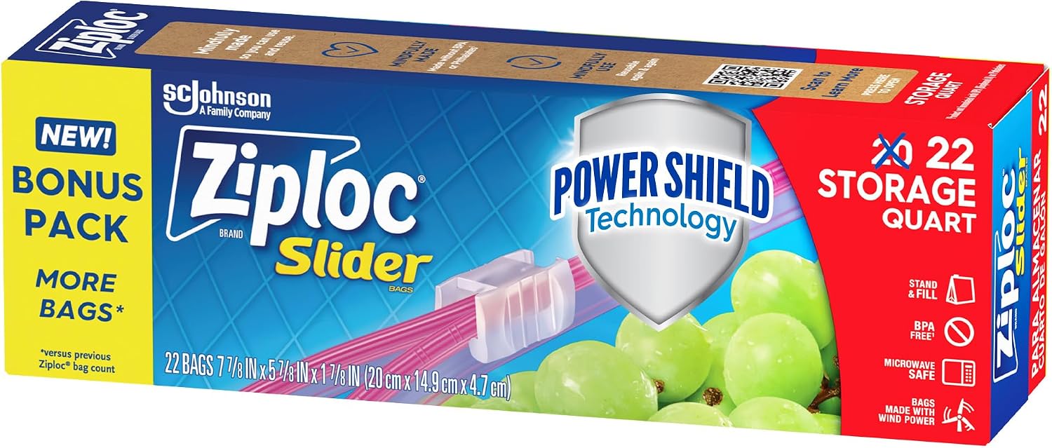 Ziploc Quart Food Storage Slid - Food Storage Ziploc recensie en prijs