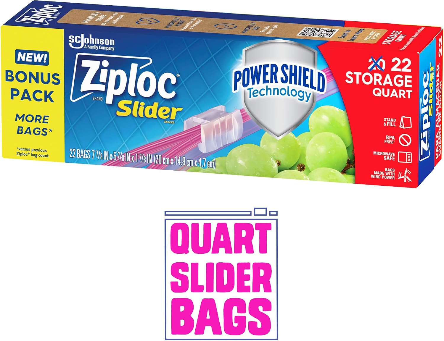 Ziploc Quart Food Storage Slid - Food Storage Ziploc recensie en prijs