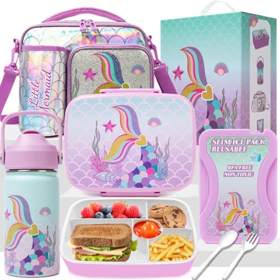 Mermaid Bento Box for Lunch Bo - Stainless Lunch Box recensie en prijs