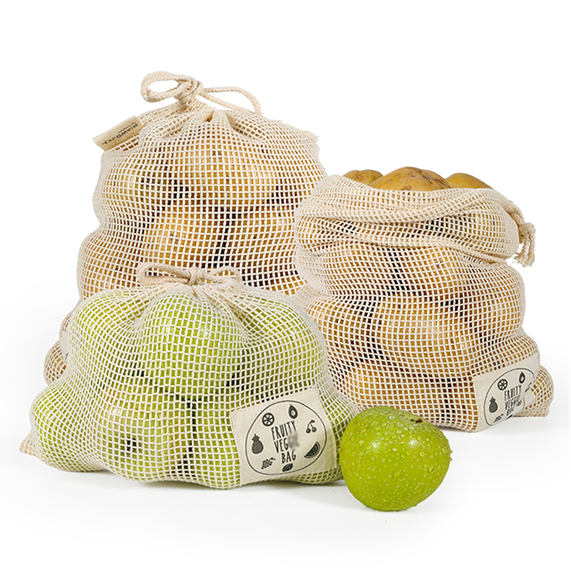 6/10 Packs Organic Cotton Reus - Produce Bag Reusable Mesh recensie en prijs