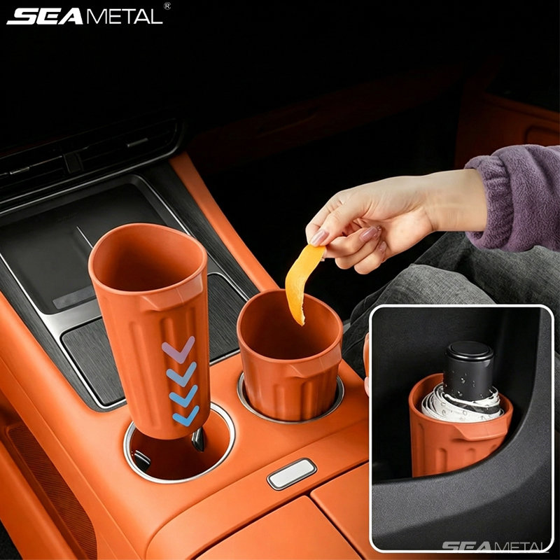 SEAMETAL Car Trash Can Food-Gr - Food Storage With Colander recensie en prijs