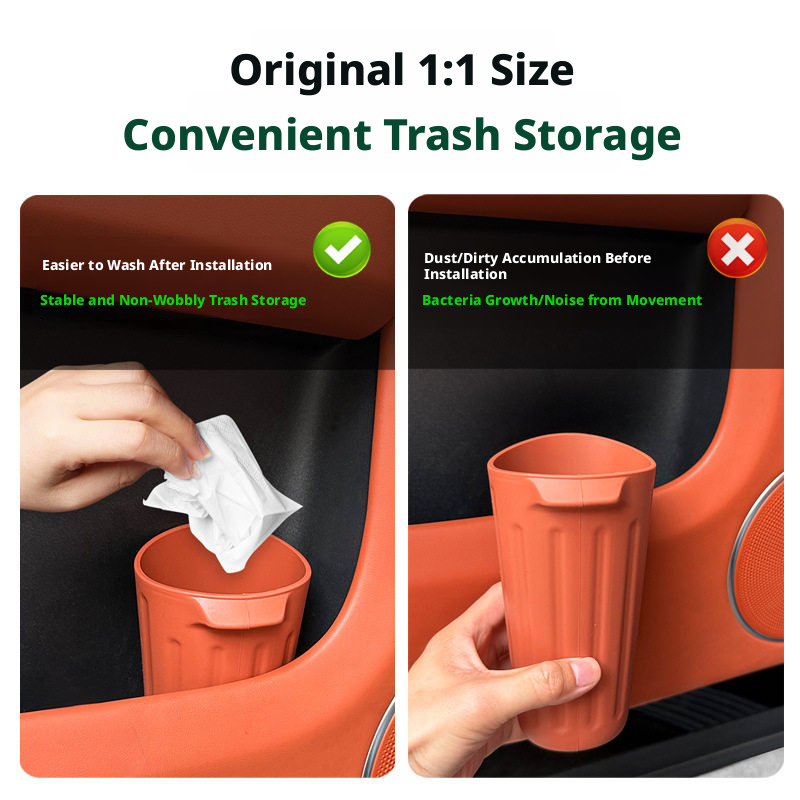 SEAMETAL Car Trash Can Food-Gr - Food Storage With Colander recensie en prijs