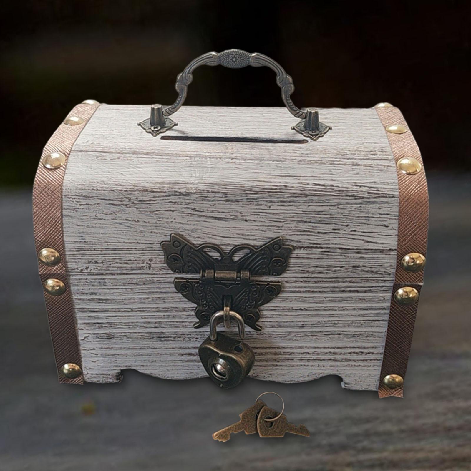 Piggy Bank Treasure Chest with - Food Storage Box With Lock And Key recensie en prijs