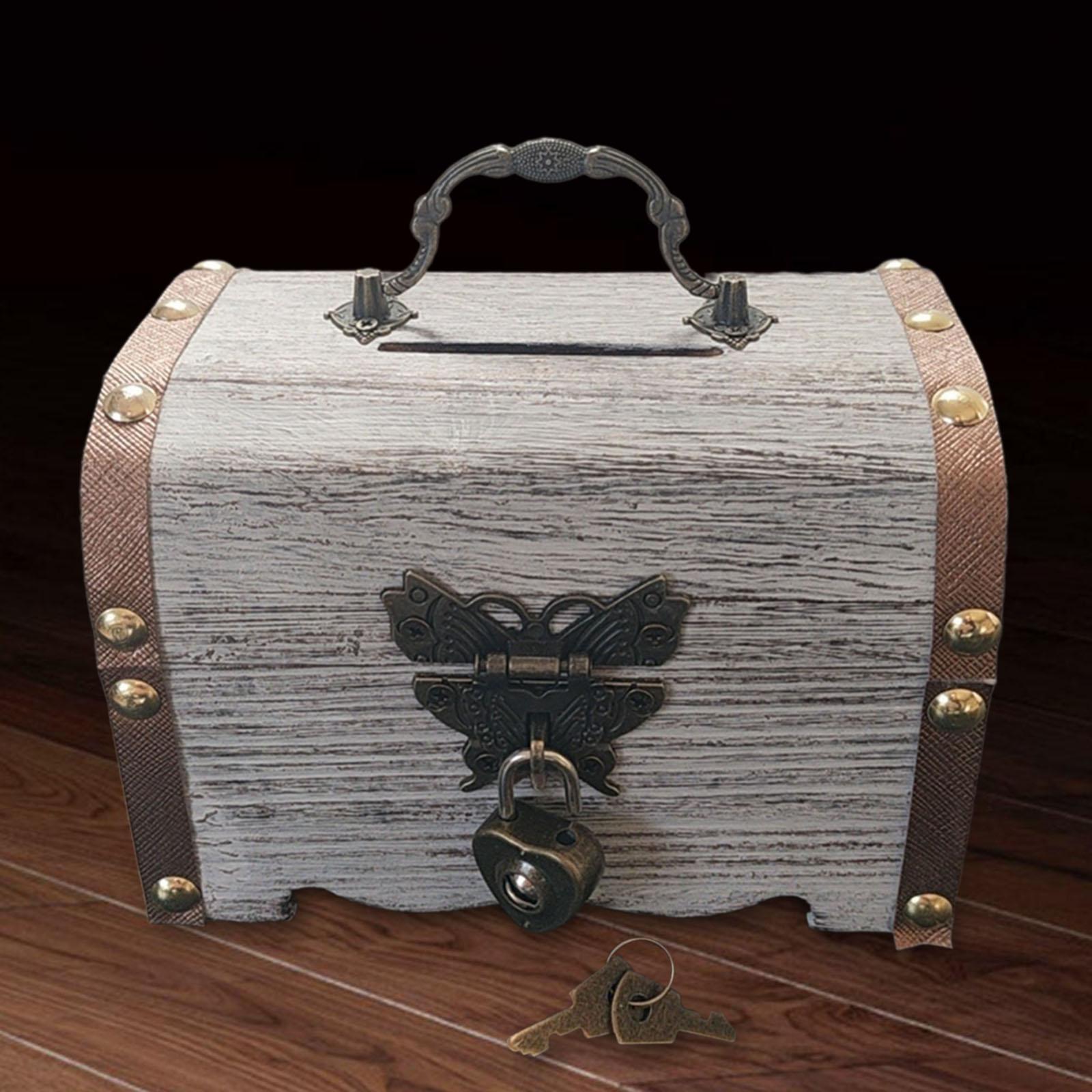 Piggy Bank Treasure Chest with - Food Storage Box With Lock And Key recensie en prijs