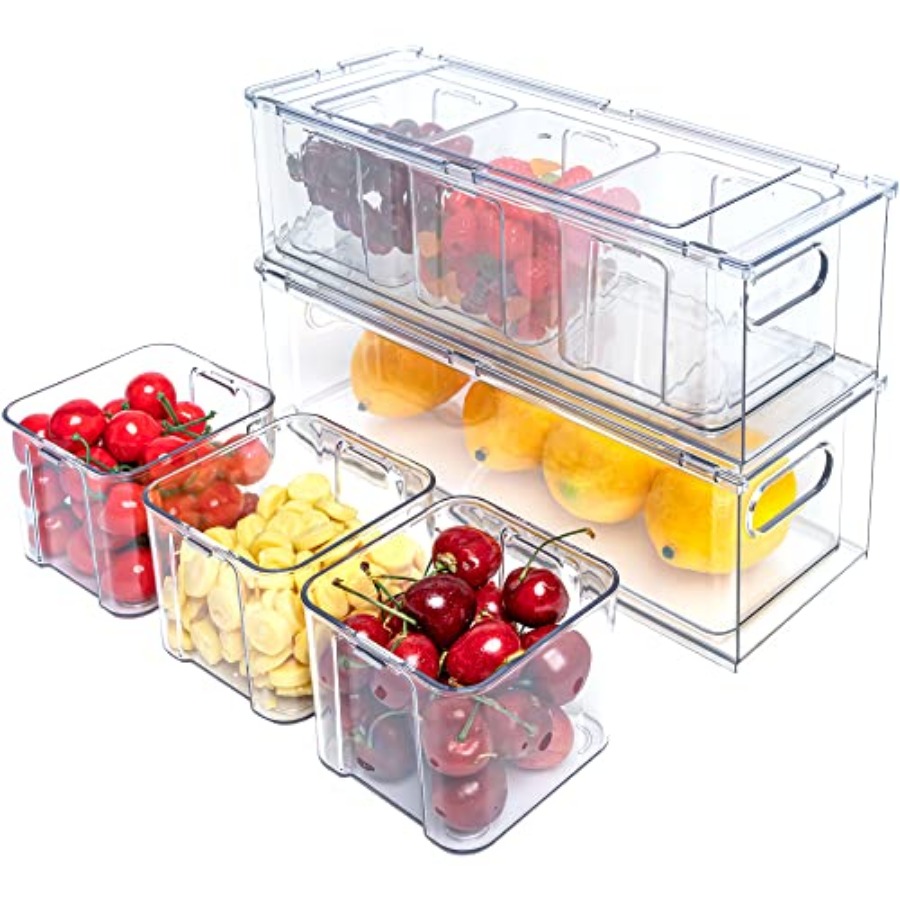3Pack Fridge Organizer Drawer  - Food Storage Without Pantry recensie en prijs