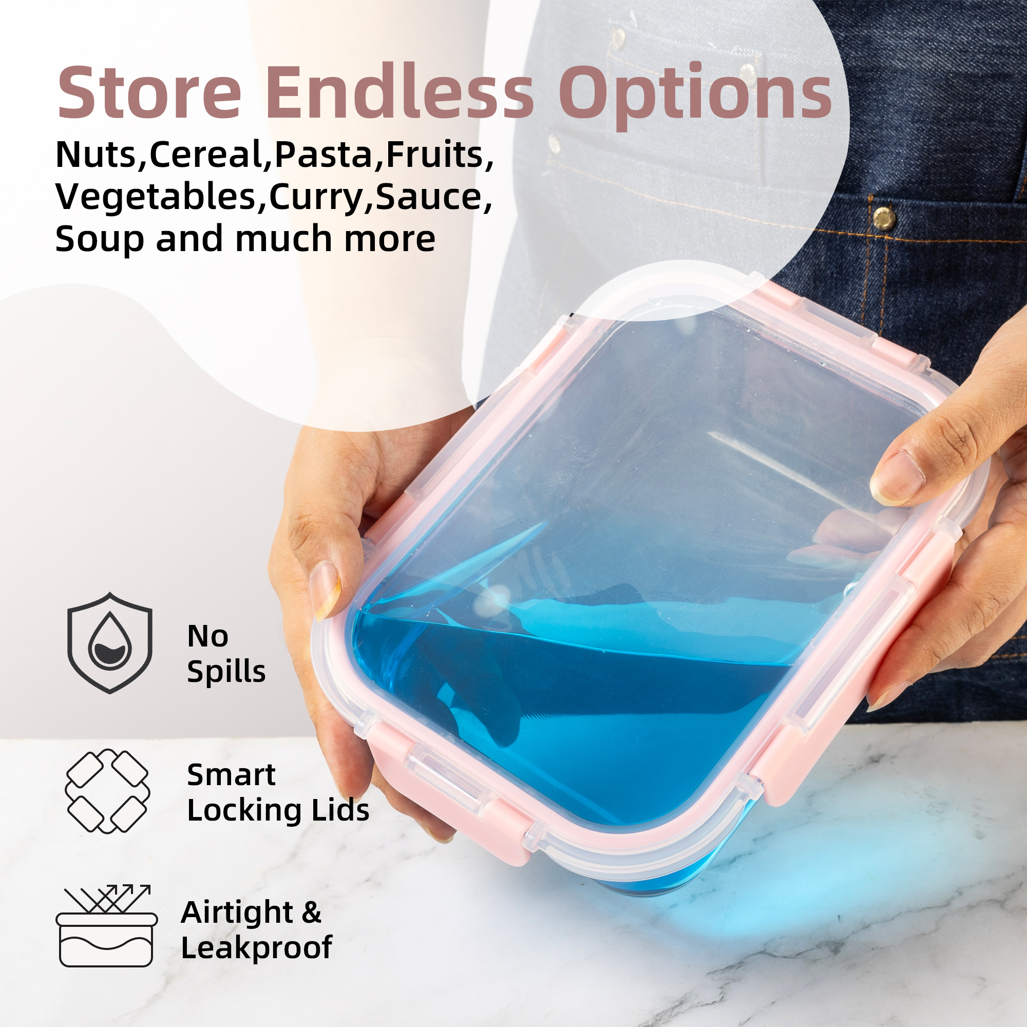 16-Piece Glass Food Storage Co - Food Storage Warehouse recensie en prijs
