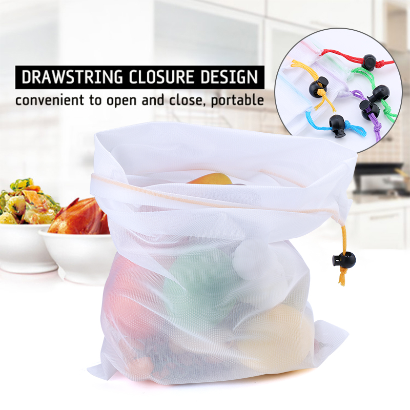 3/9/15pcs Reusable Vegetable F - Produce Bag Reusable Mesh recensie en prijs