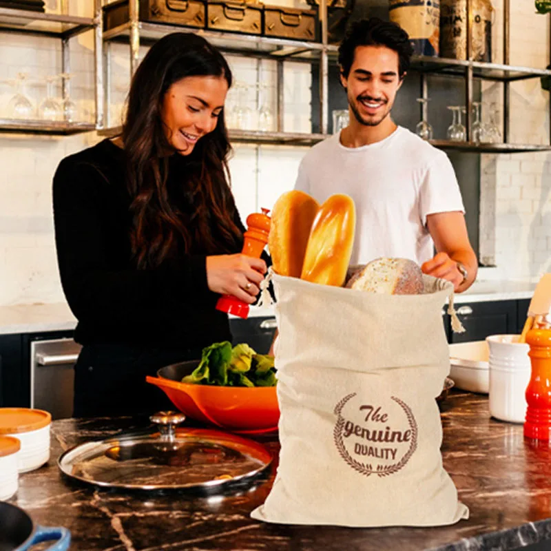Linen Bread Bag Reusable Bags  - Food Storage Plant recensie en prijs