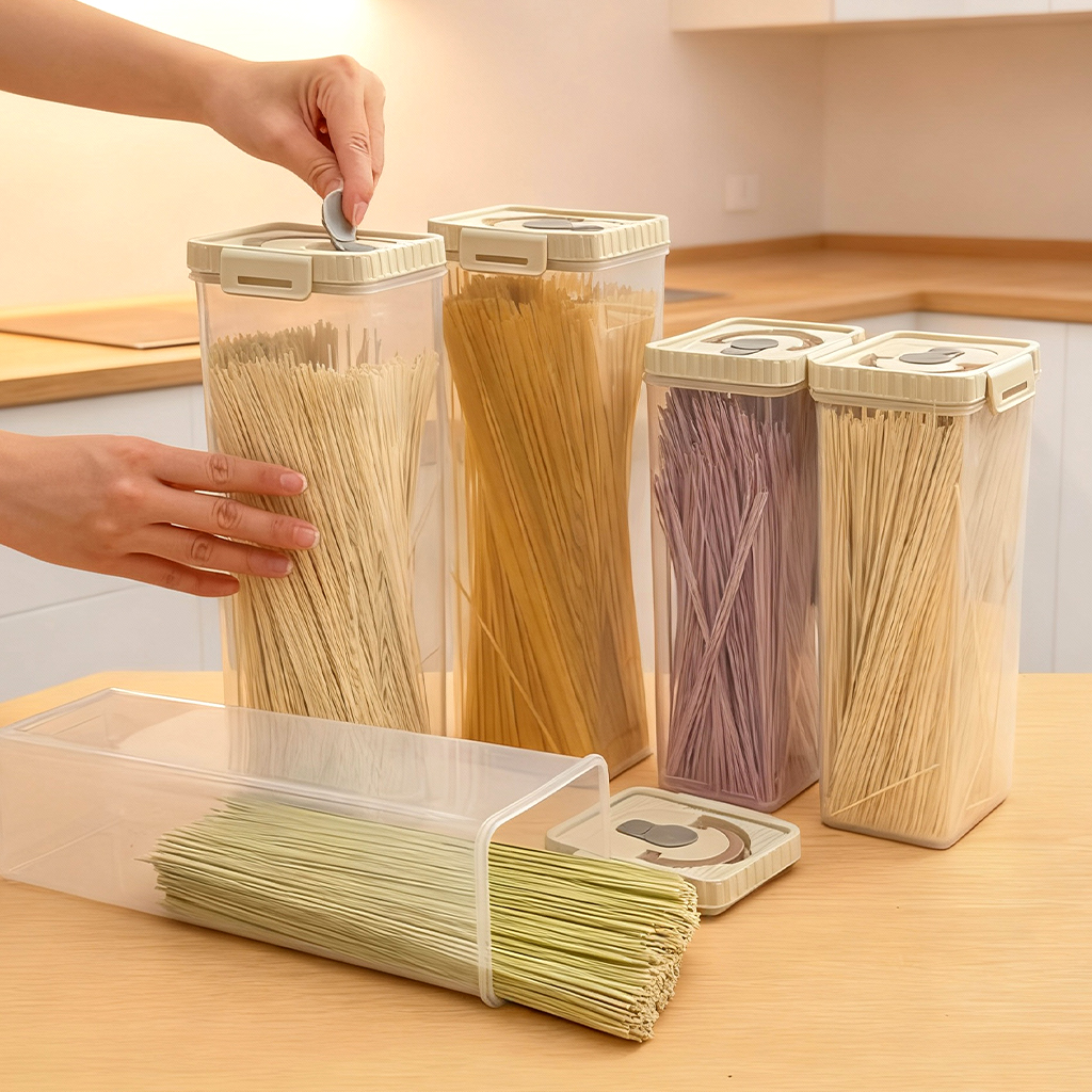 Noodles Sealed Storage Box Wit - Food Storage Warehouse recensie en prijs