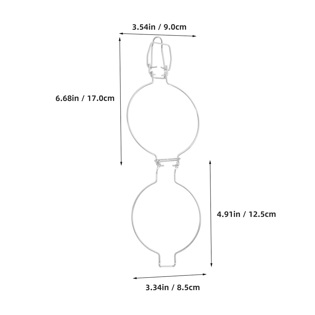 3pcs Stainless Steel Wire Clam - Food Storage Stainless Steel Containers recensie en prijs