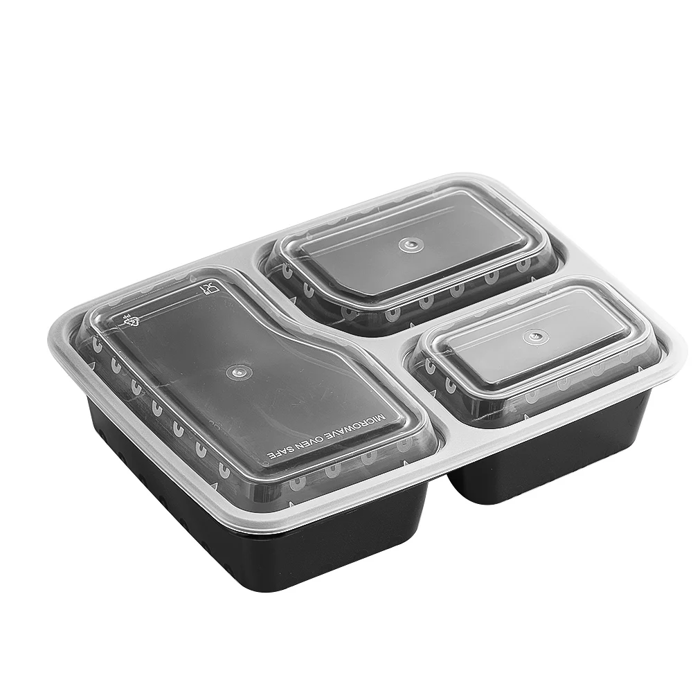7 Pack 3 Compartment Meal Prep - Food Storage With Colander recensie en prijs