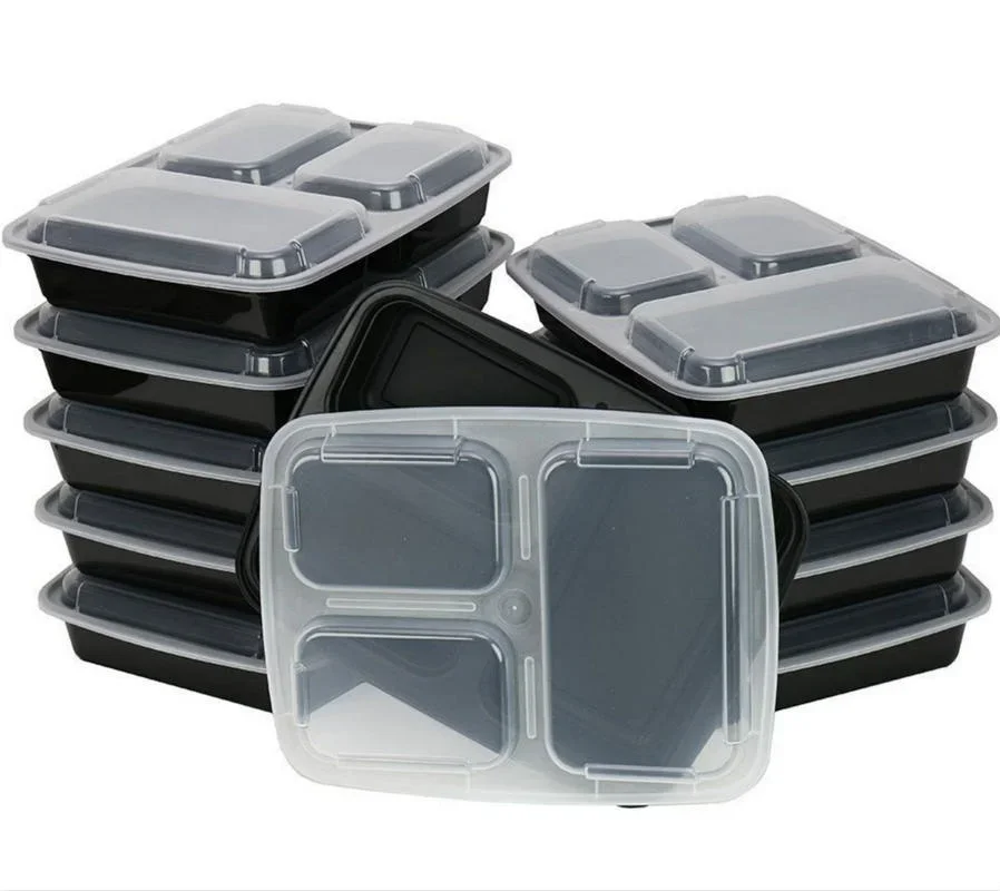 7 Pack 3 Compartment Meal Prep - Food Storage With Colander recensie en prijs