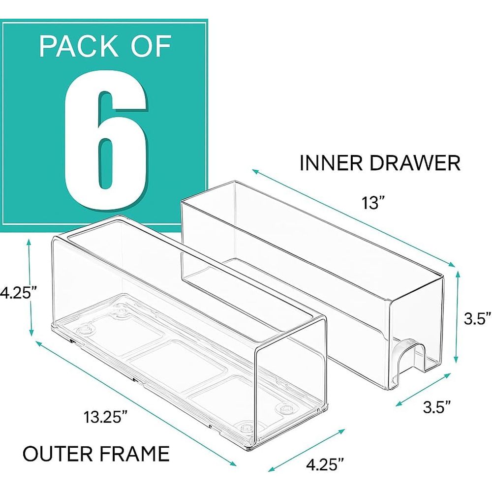 Stackable Acrylic Storage Bins - Food Storage Without Pantry recensie en prijs