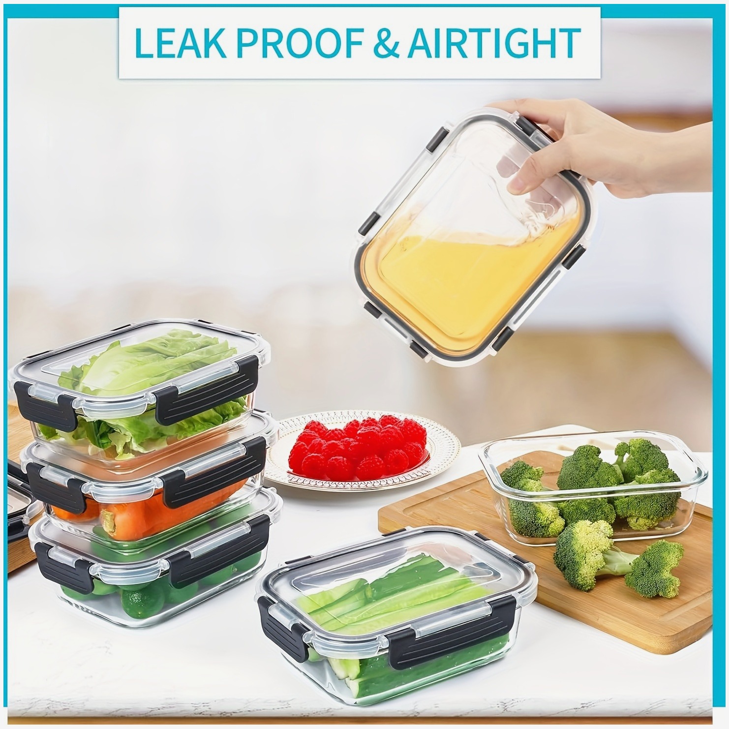 22oz Glass Airtight Food Stora - Food Storage Without Pantry recensie en prijs