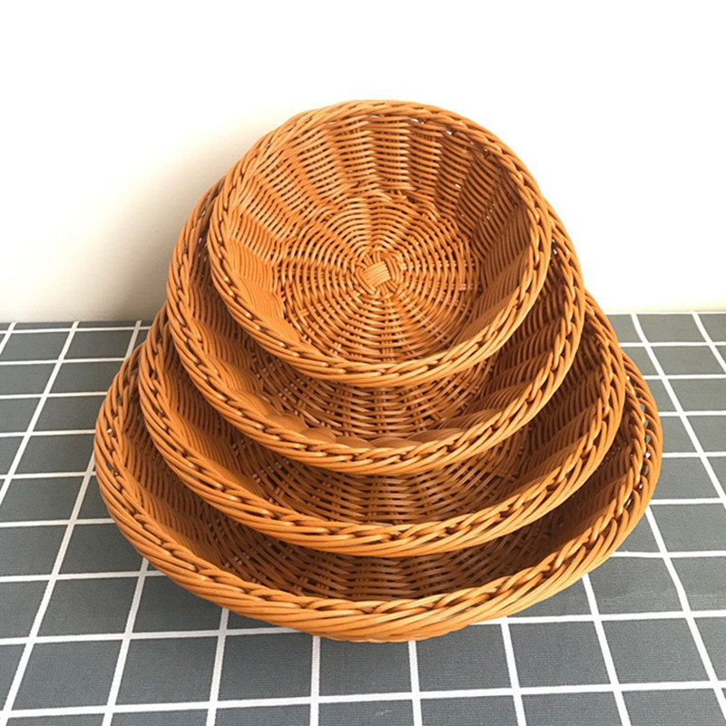 Rattan Wicker Woven Serving Ba - Food Storage Plant recensie en prijs