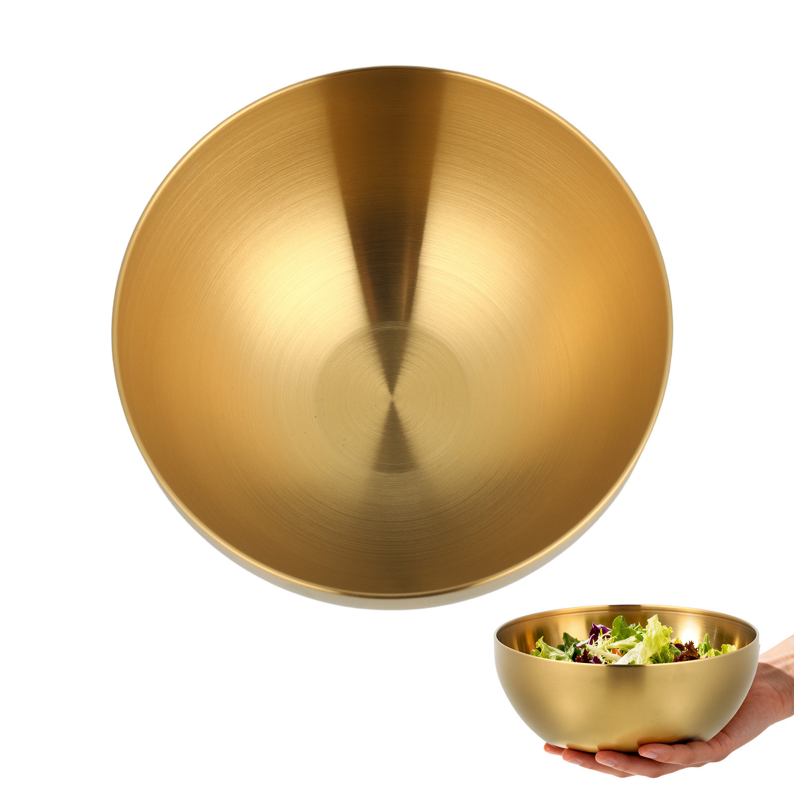 2Pcs Stainless Steel Salad Bow - Food Storage Stainless Steel Containers recensie en prijs