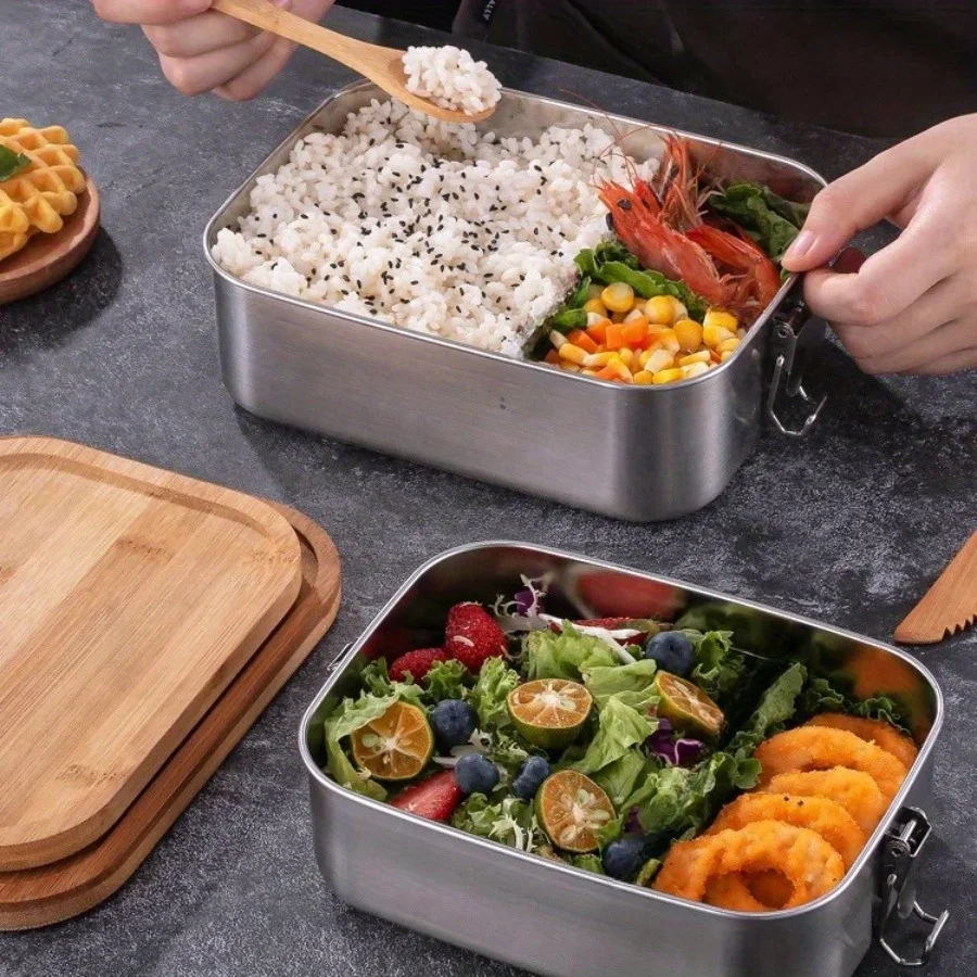 New 304 stainless steel bamboo - Stainless Lunch Box recensie en prijs