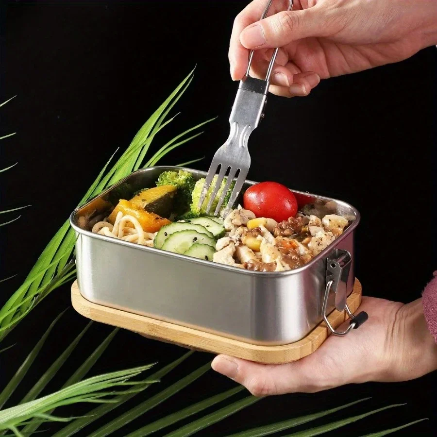 New 304 stainless steel bamboo - Stainless Lunch Box recensie en prijs