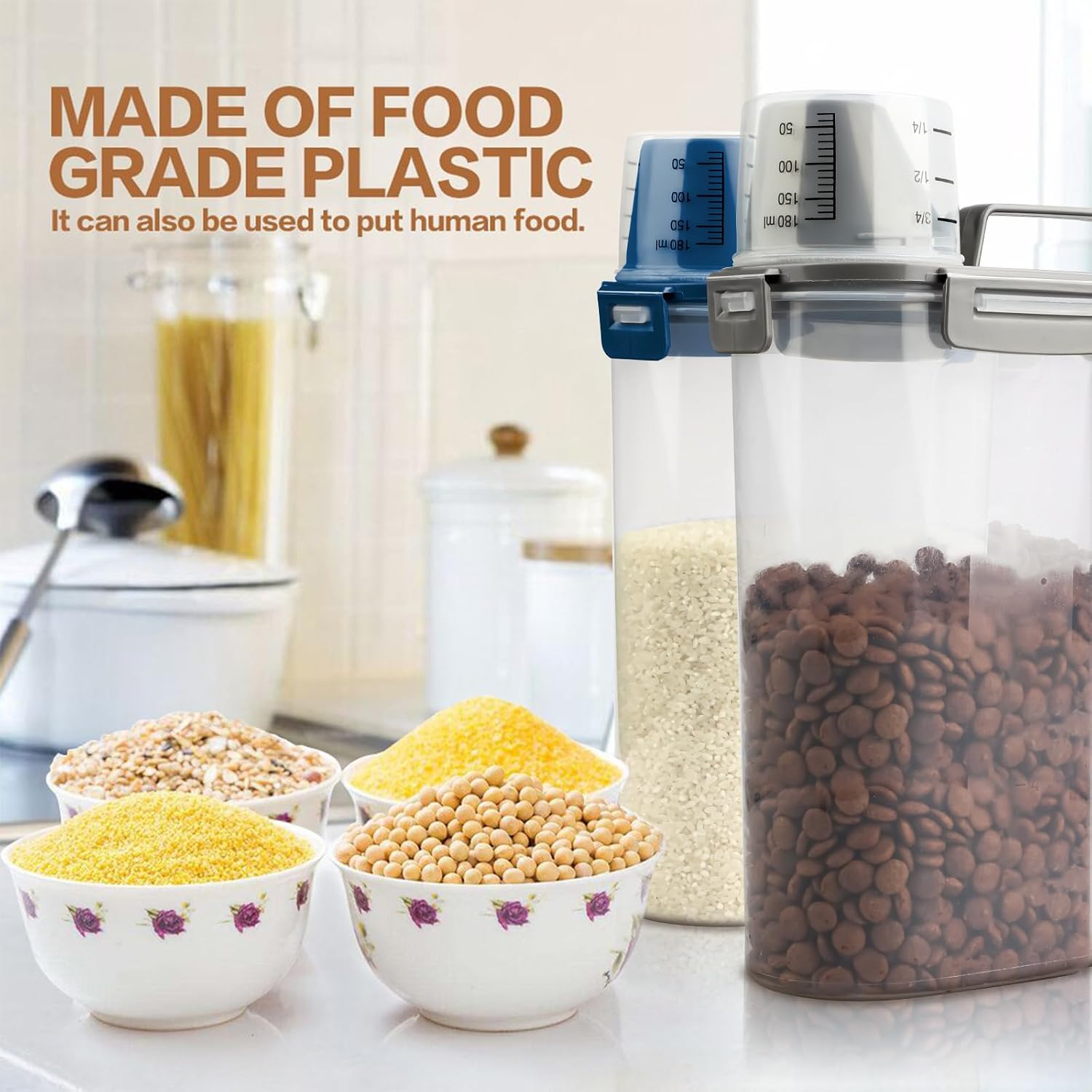 Upgraded Dog Food Storage Cont - Food Storage Dispenser recensie en prijs
