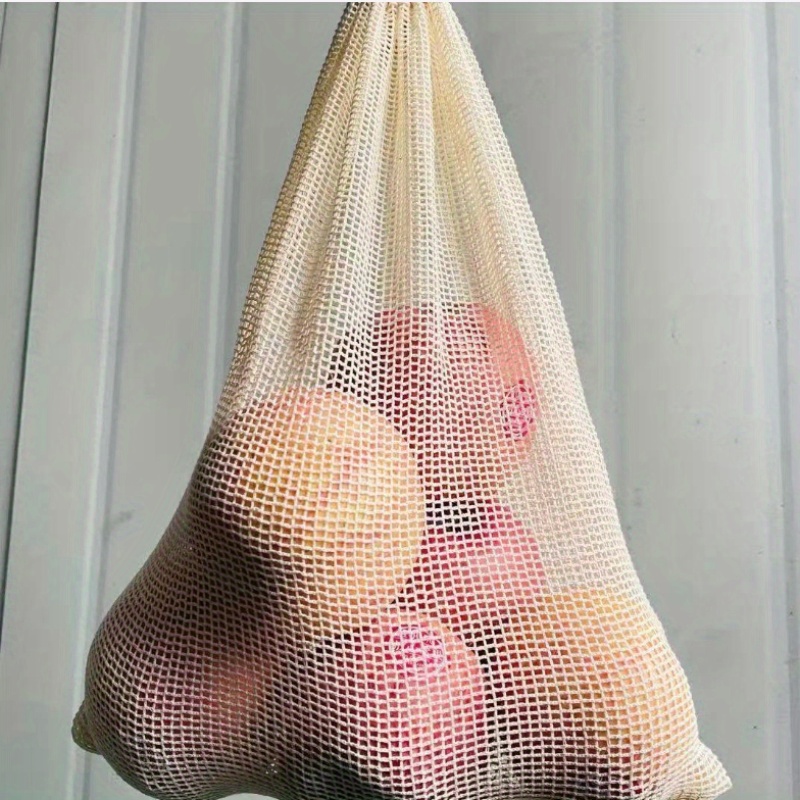 1pc Cotton Mesh Reusable Produ - Produce Bag Reusable Mesh recensie en prijs
