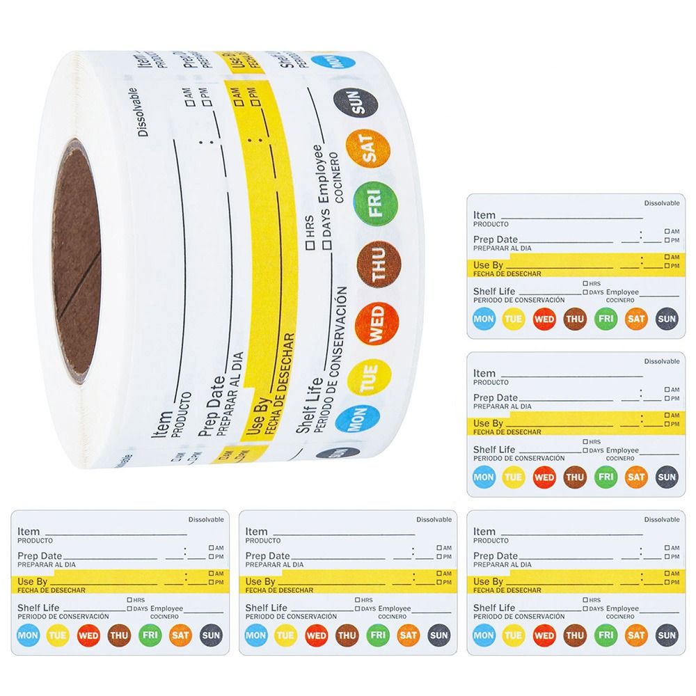 250/300PCS Food Shelf Life Lab - Food Storage Food Safety recensie en prijs