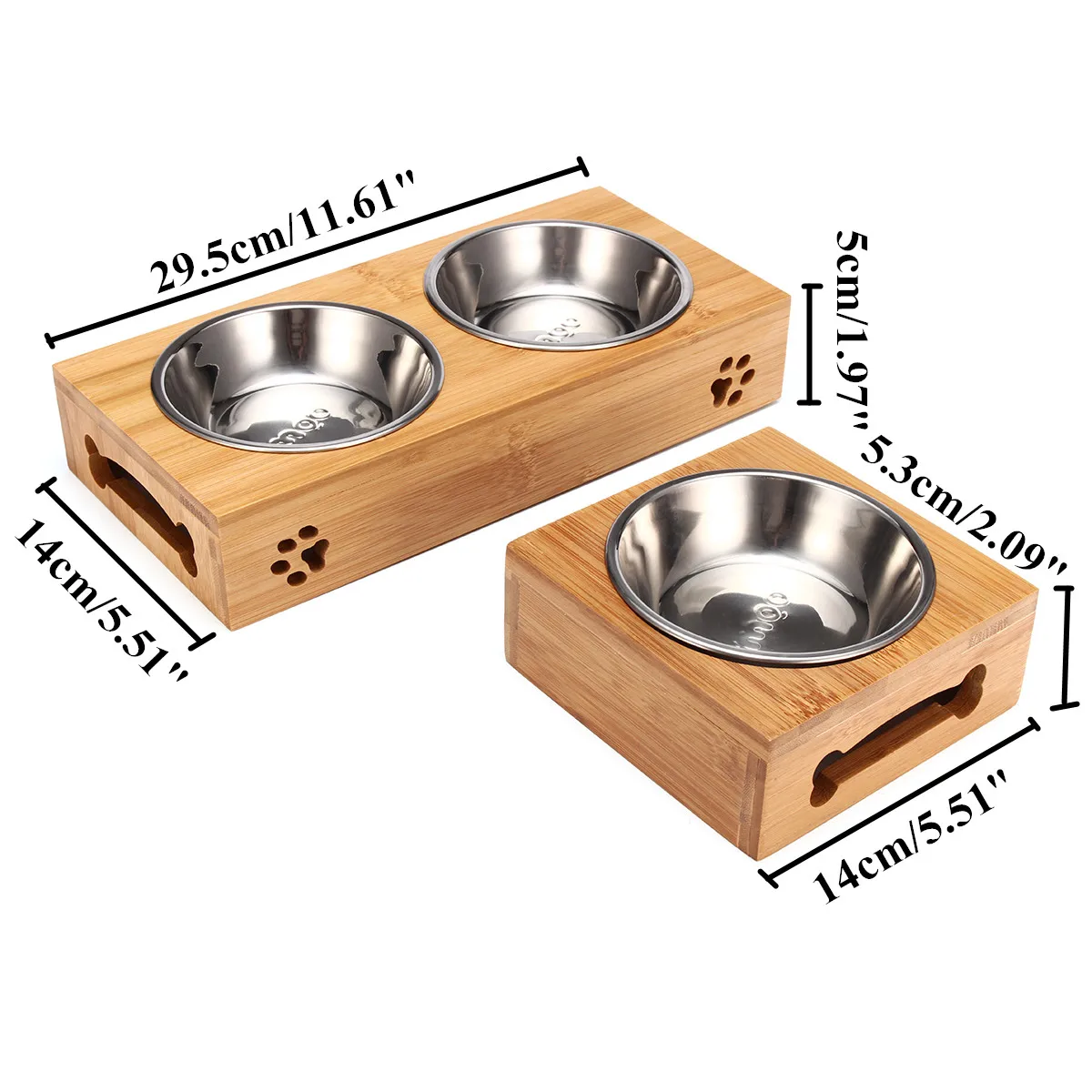 Pet Cat Bowl Bear Bamboo Plate - Food Storage Food Safety recensie en prijs