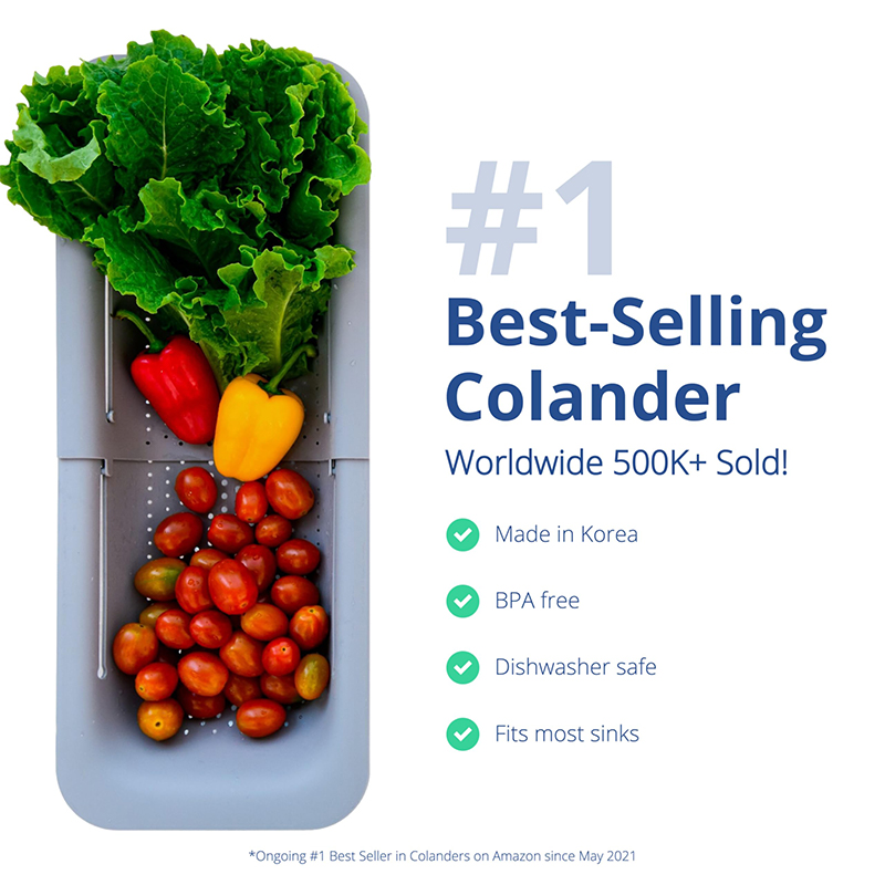 Over The Sink Colander Straine - Food Storage With Colander recensie en prijs
