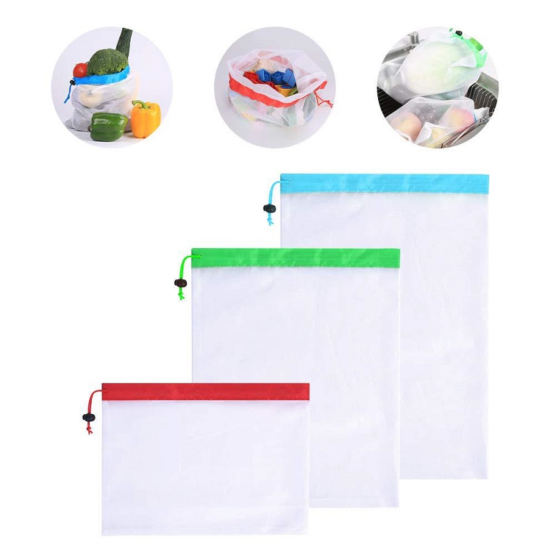 3 Sizes Reusable Mesh Produce  - Produce Bag Reusable Mesh recensie en prijs
