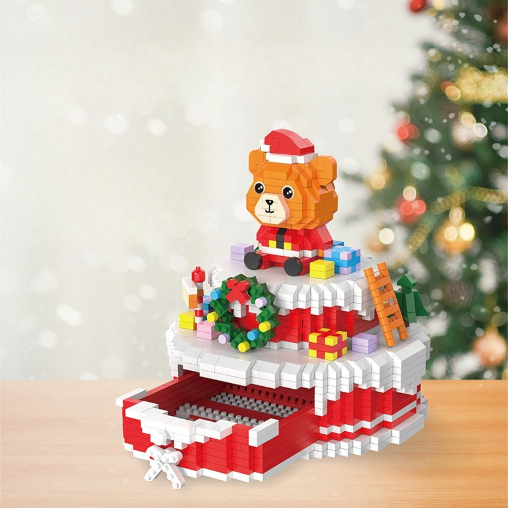 MOC Christmas Bear Cake Storag - Food Storage Building recensie en prijs