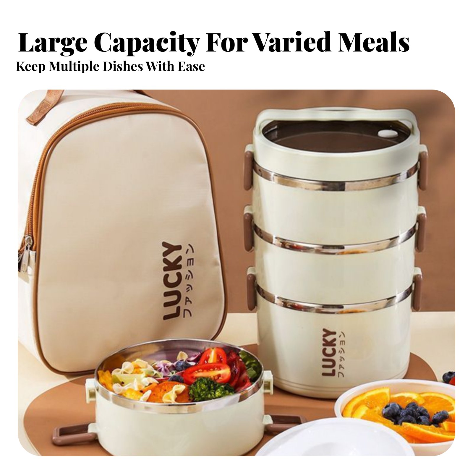 Stainless Steel Lunch Box, Mul - Stainless Lunch Box recensie en prijs