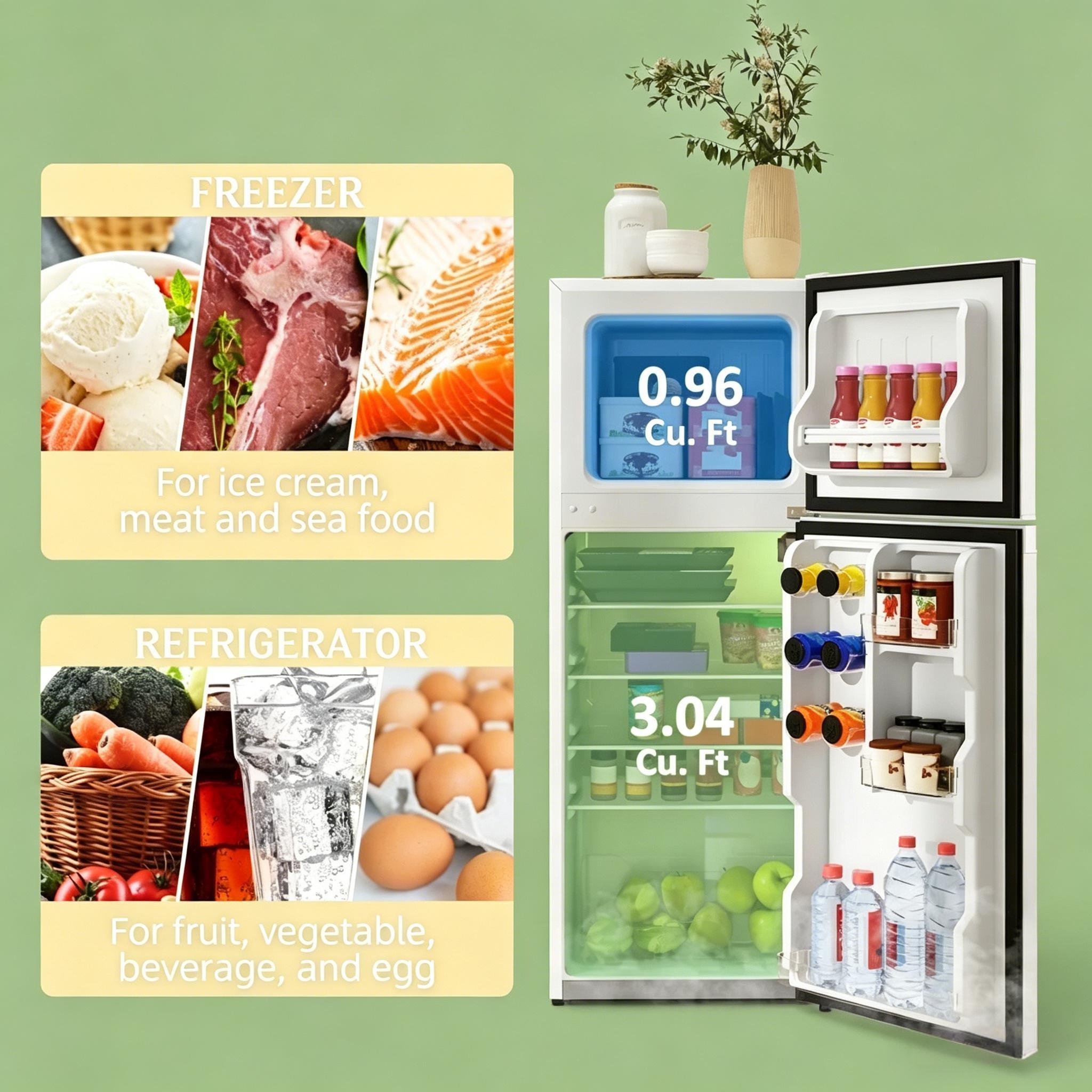 Compact White Double Door Mini - Food Storage Zone recensie en prijs