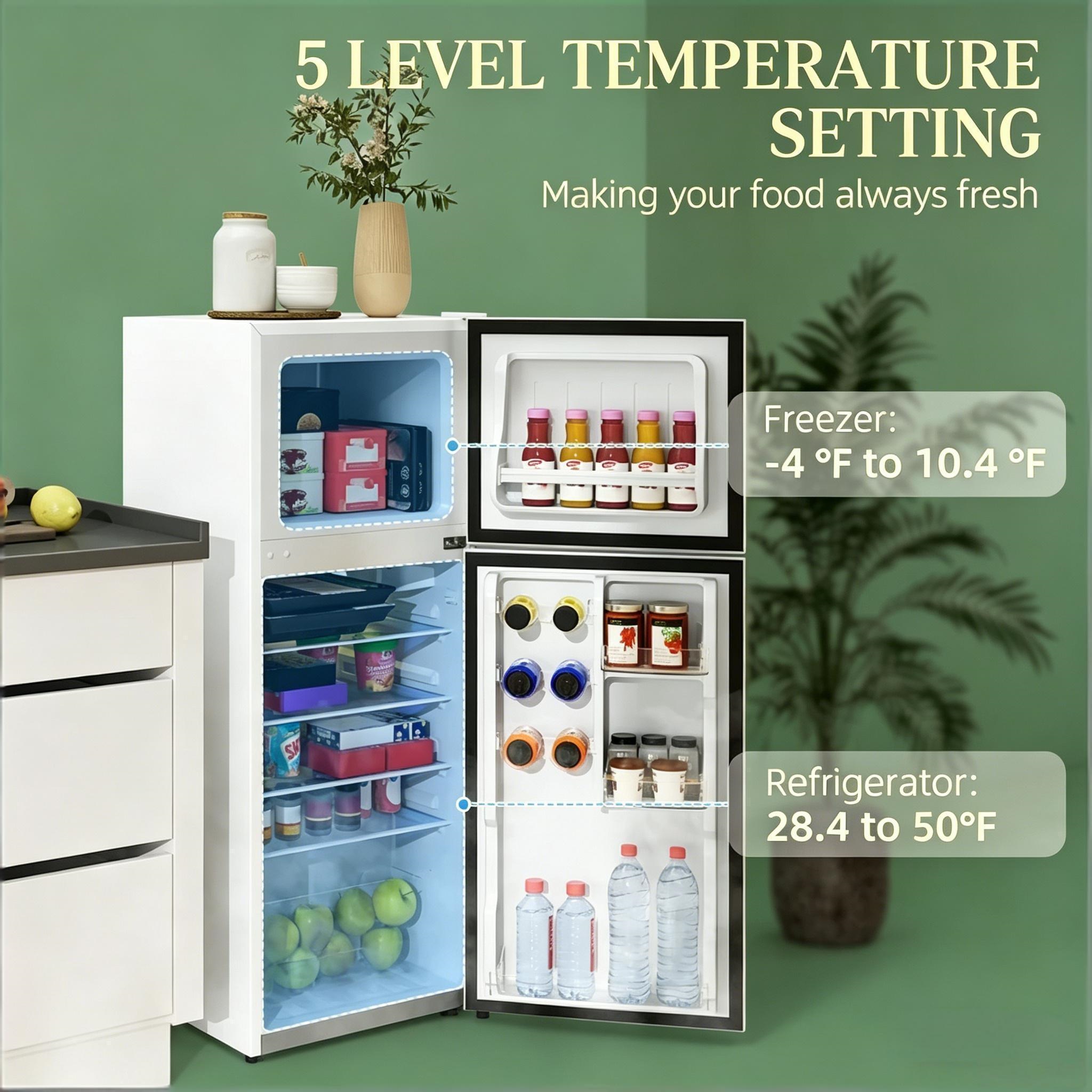 Compact White Double Door Mini - Food Storage Zone recensie en prijs