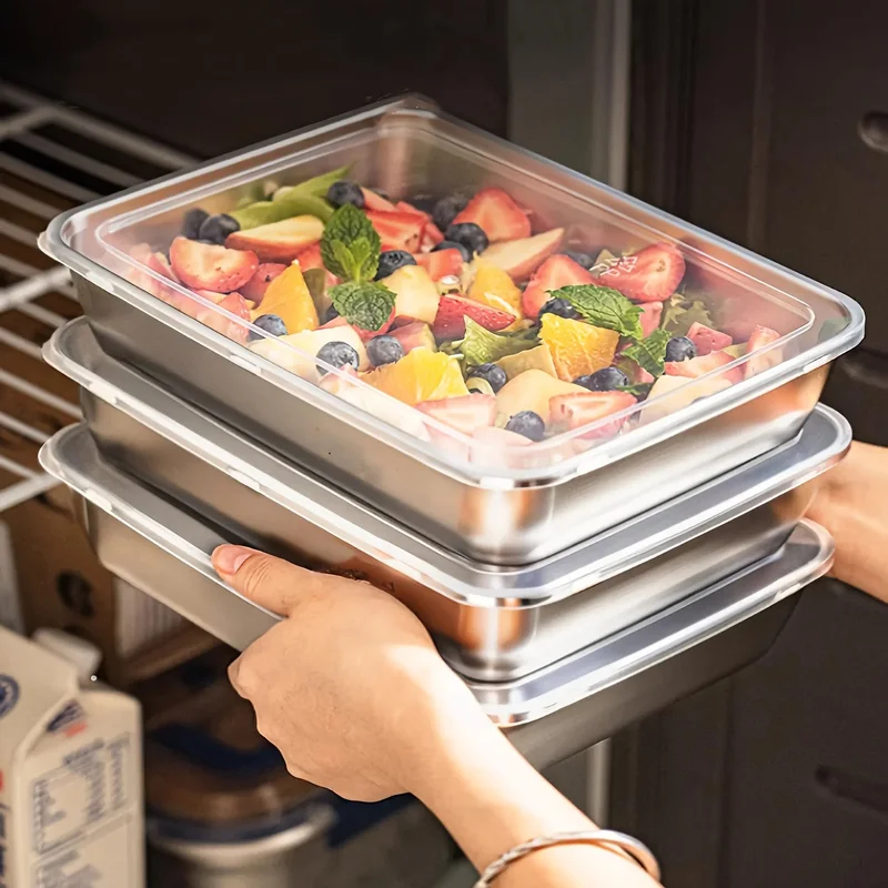 3pcs Stainless Steel Food Cont - Stainless Lunch Box recensie en prijs