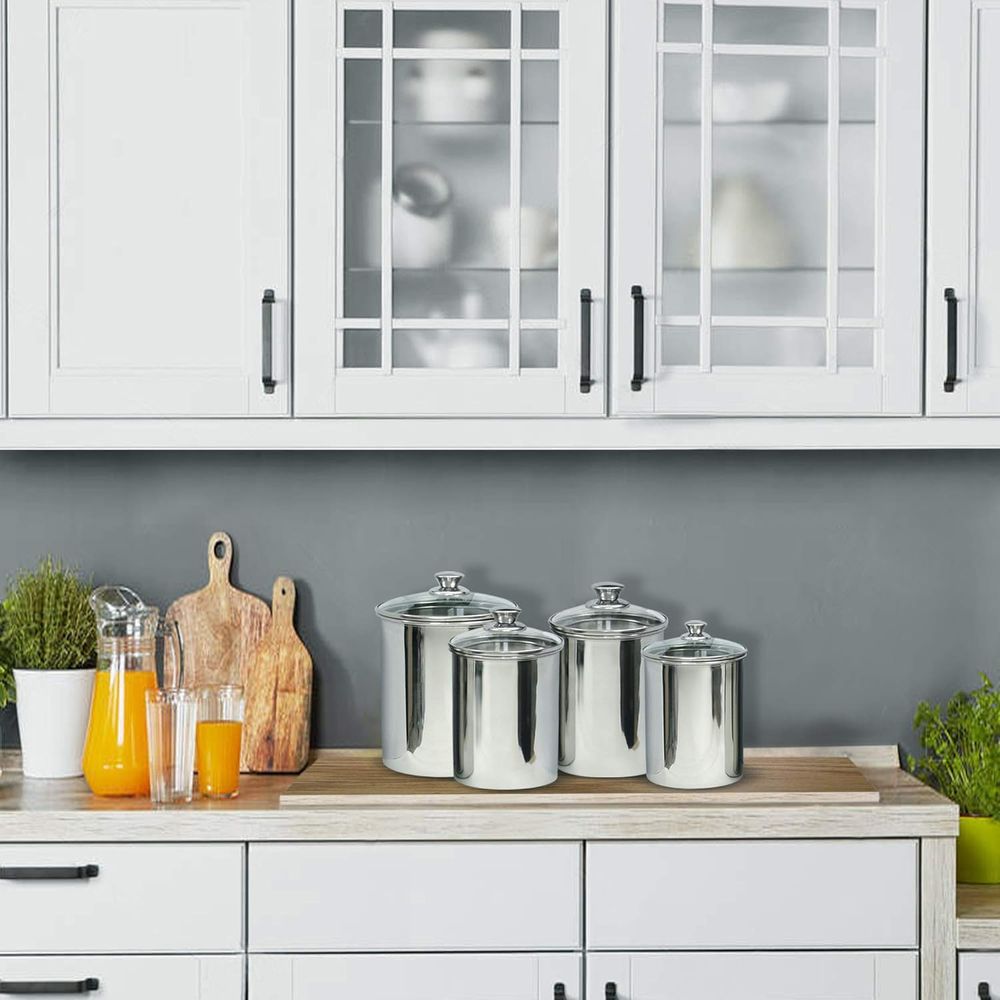 4-Piece Stainless Steel Food S - Food Storage Stainless Steel Containers recensie en prijs
