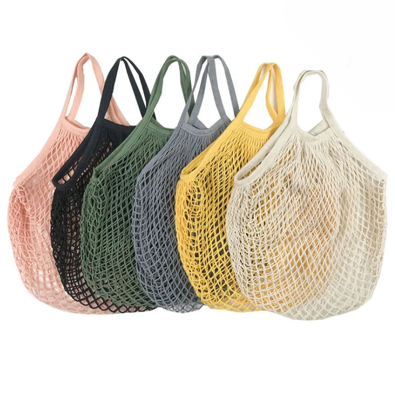Foldable Cotton Mesh Shopping  - Produce Bag Reusable Mesh recensie en prijs