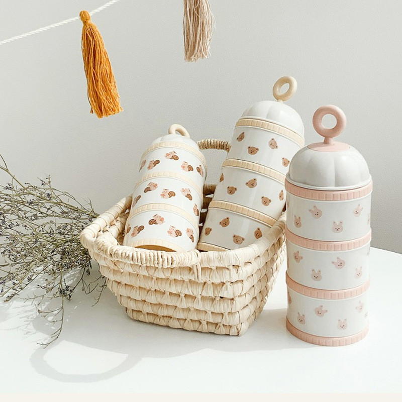 Cute Bear Milk Powder Box Baby - Food Storage Dispenser recensie en prijs