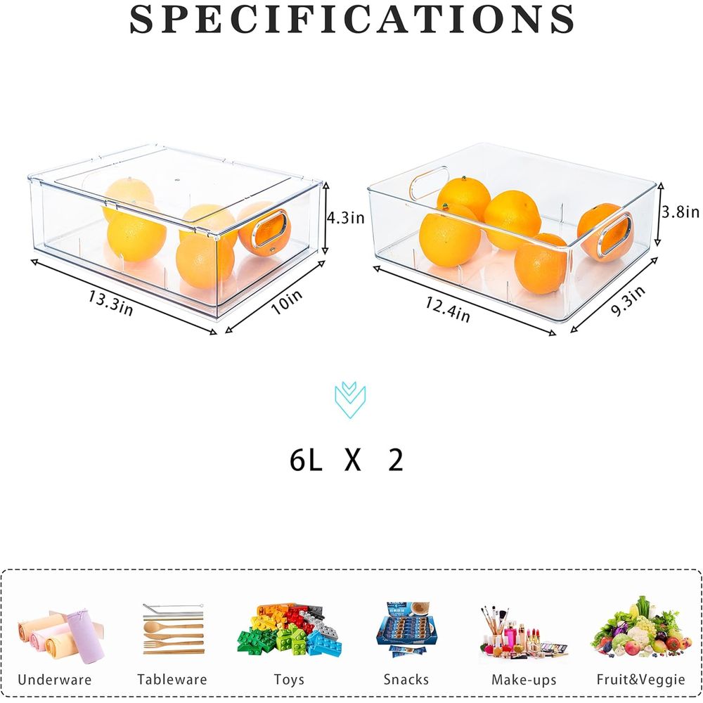 Clear Ridge Pull Out Stackable - Food Storage Without Pantry recensie en prijs
