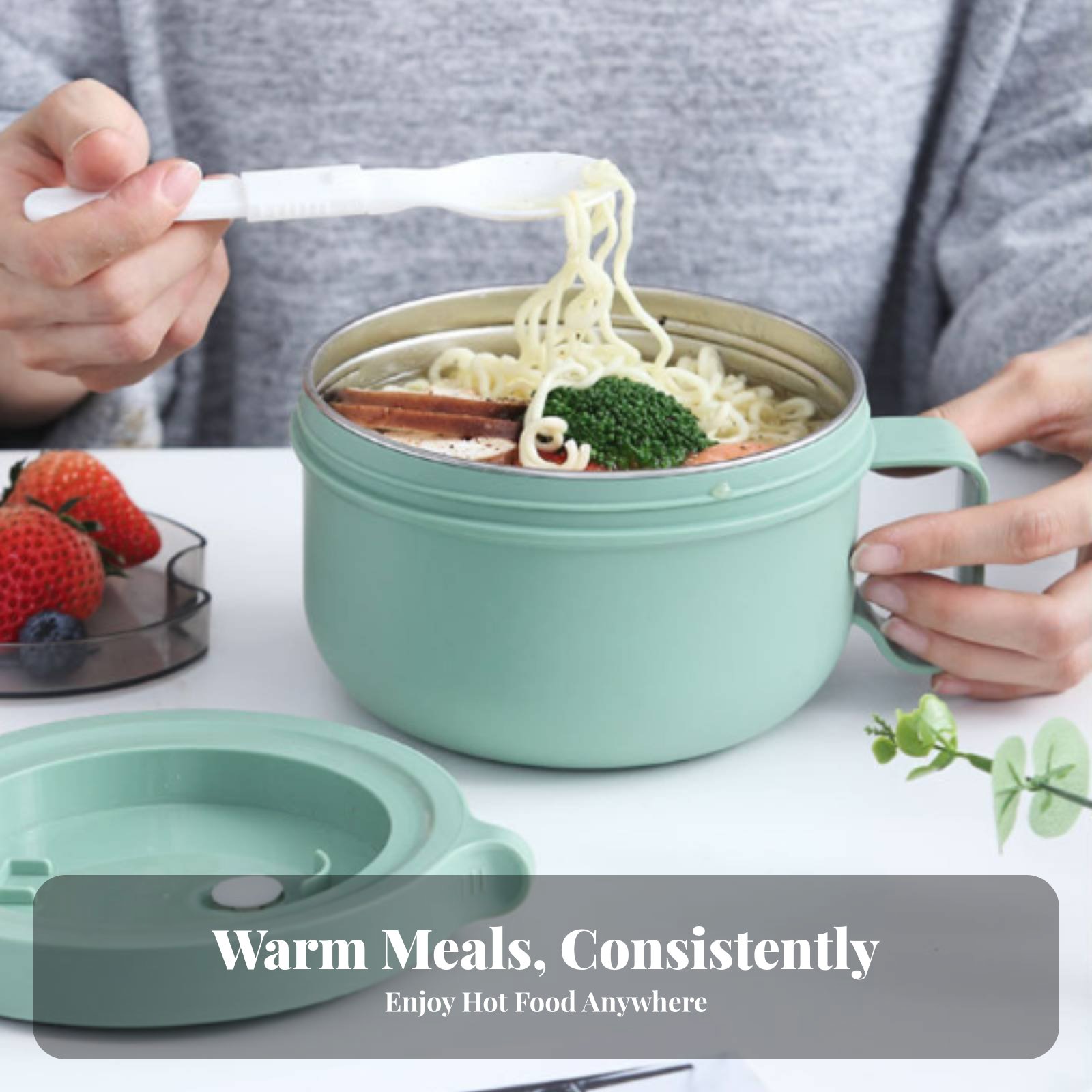 Instant Pasta Bowl, 304 Stainl - Stainless Lunch Box recensie en prijs